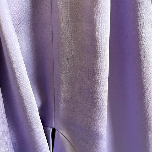 Elegant Lavender Midi Dress - Picture 6 of 14